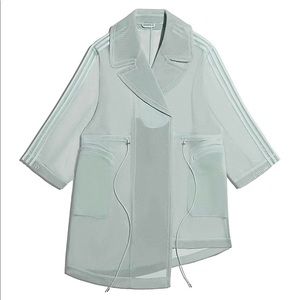 Ivy Park x Adidas mesh coat mint green.